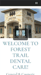 Mobile Screenshot of foresttraildental.com